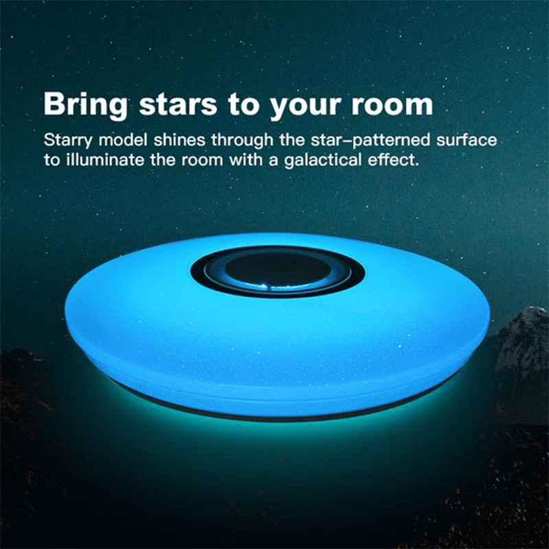 Smart RGB LED Ceiling Lamp for Bedroom & Living Room | App & Remote Control | Dimmable Color Changing Light | 26–33cm