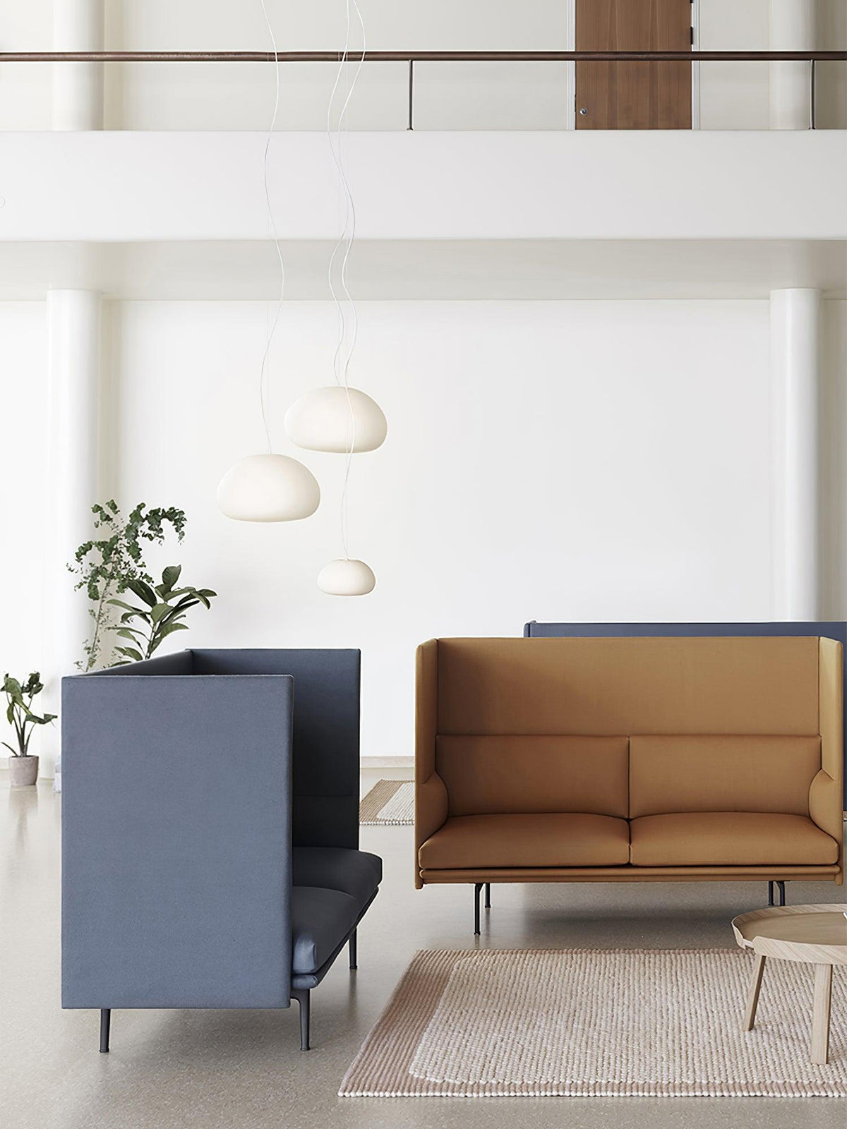 Steamed Bun Hanging Pendant Lamp Glass Ceiling Light | E26/E27 Socket | Adjustable Cable | Warm Ambient LED Lighting