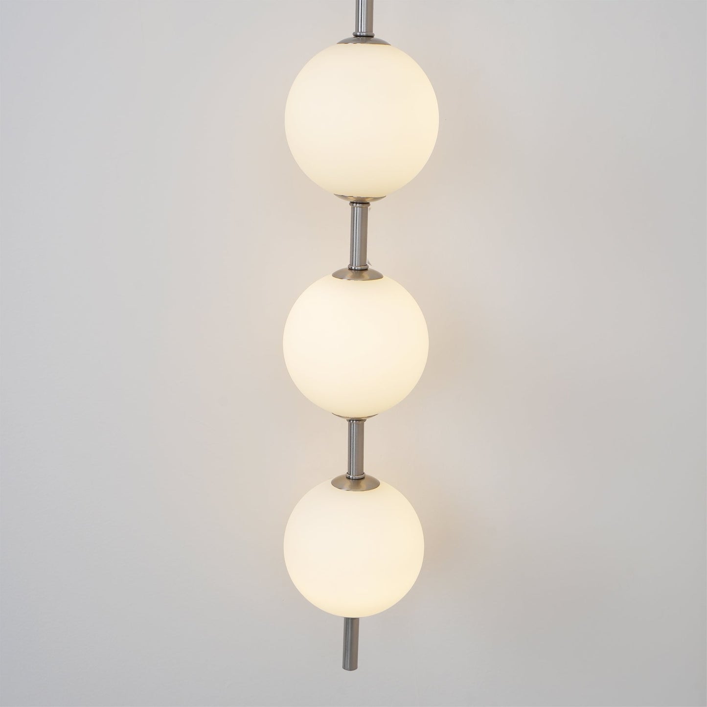 Vertical Globe Wall Lamp LED Sconce Light | Gold Finish Brass | Frosted Glass Orb | Modern Minimalist Wall Lighting 3000K–6000K