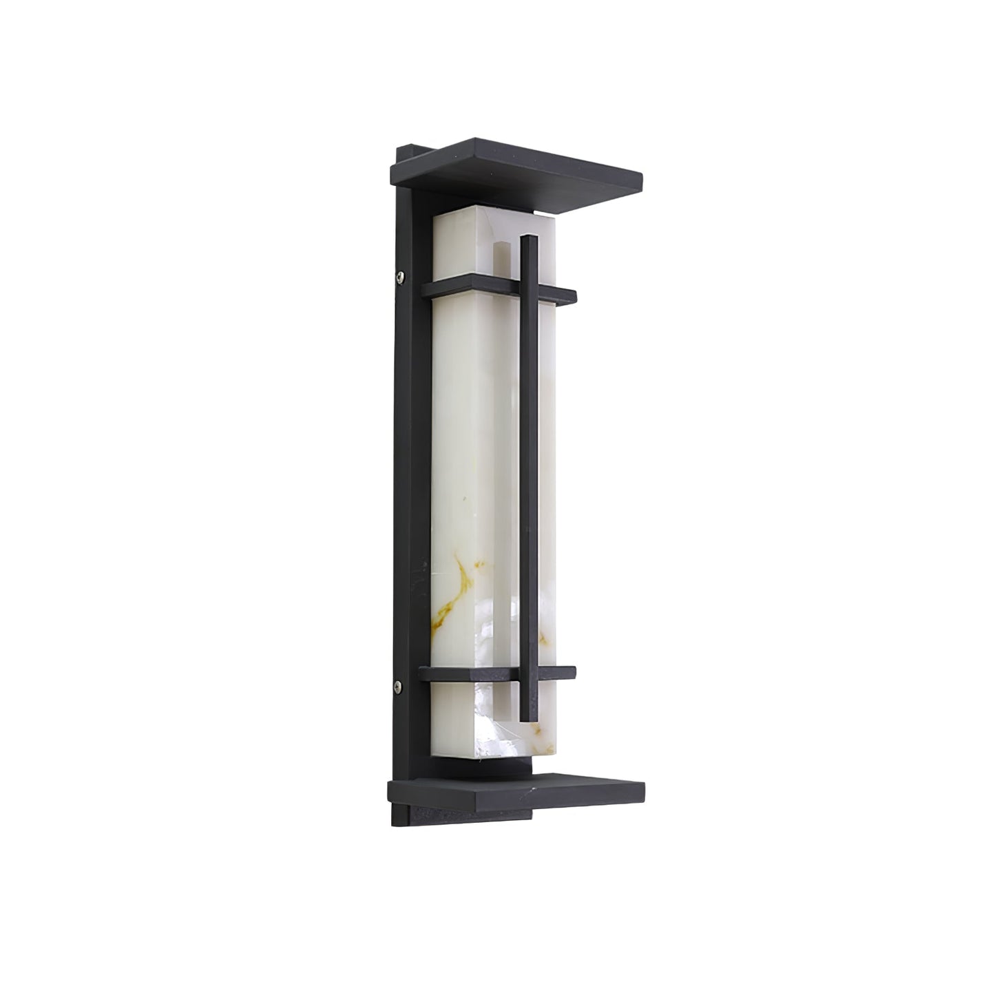Square Outdoor Wall Light LED Waterproof Wall Sconce | Stainless Steel & Marble | IP65 Garden & Exterior Lighting | 3000K–6000K