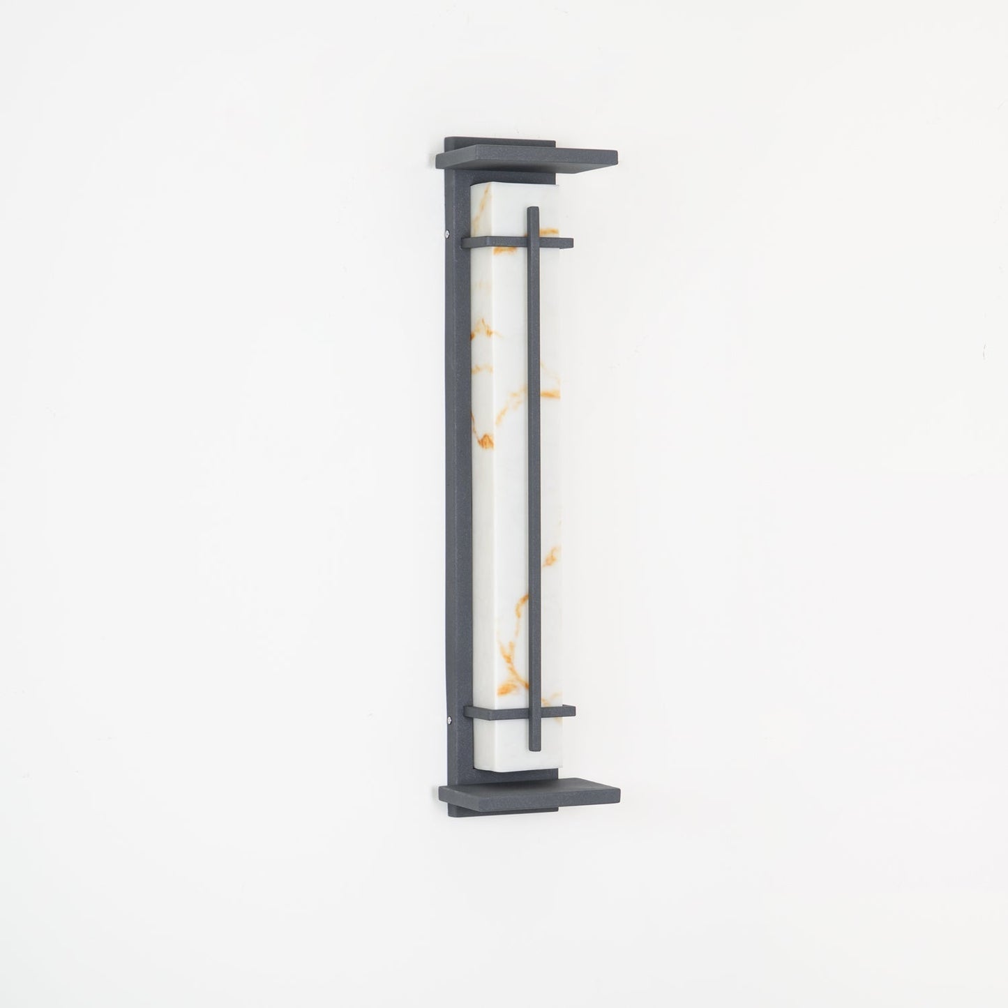 Square Outdoor Wall Light LED Waterproof Wall Sconce | Stainless Steel & Marble | IP65 Garden & Exterior Lighting | 3000K–6000K