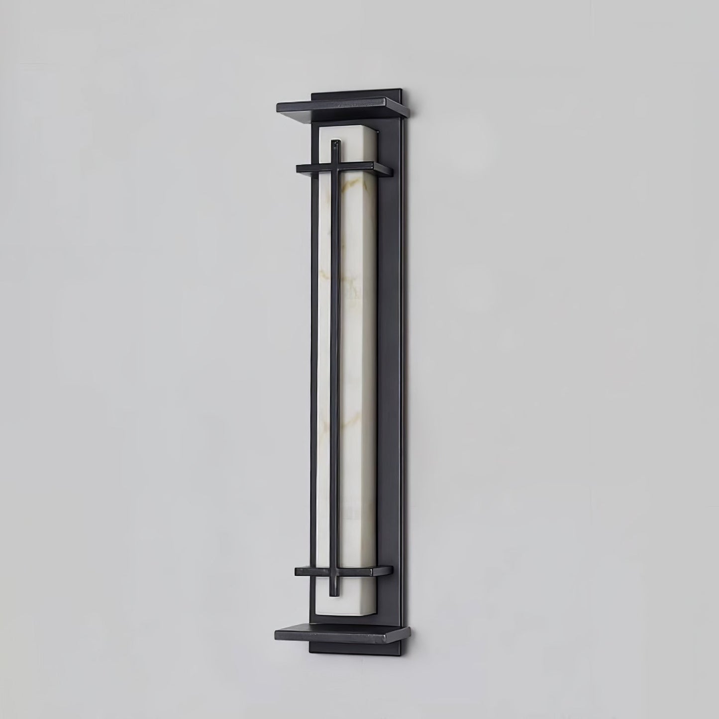 Square Outdoor Wall Light LED Waterproof Wall Sconce | Stainless Steel & Marble | IP65 Garden & Exterior Lighting | 3000K–6000K