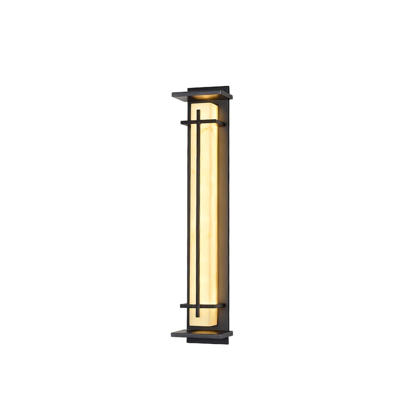 Square Outdoor Wall Light LED Waterproof Wall Sconce | Stainless Steel & Marble | IP65 Garden & Exterior Lighting | 3000K–6000K
