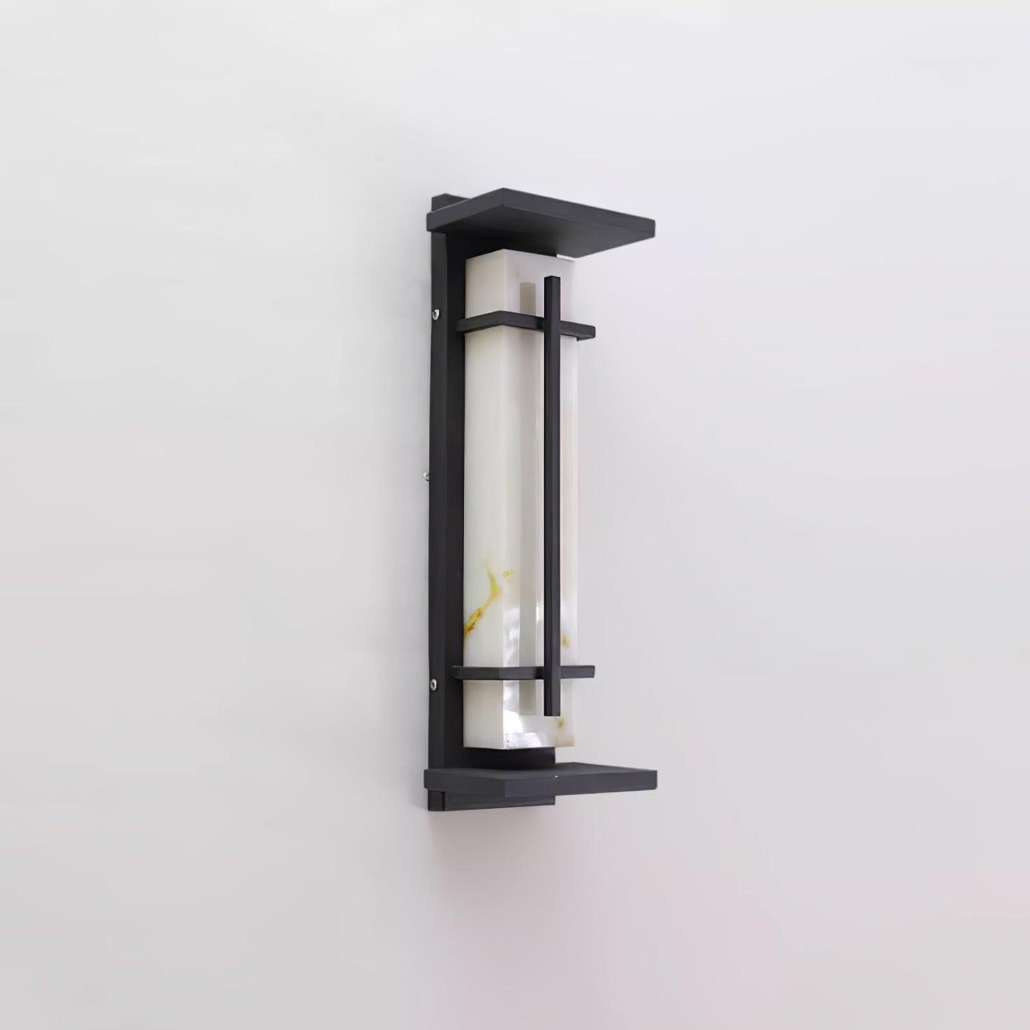 Square Outdoor Wall Light LED Waterproof Wall Sconce | Stainless Steel & Marble | IP65 Garden & Exterior Lighting | 3000K–6000K