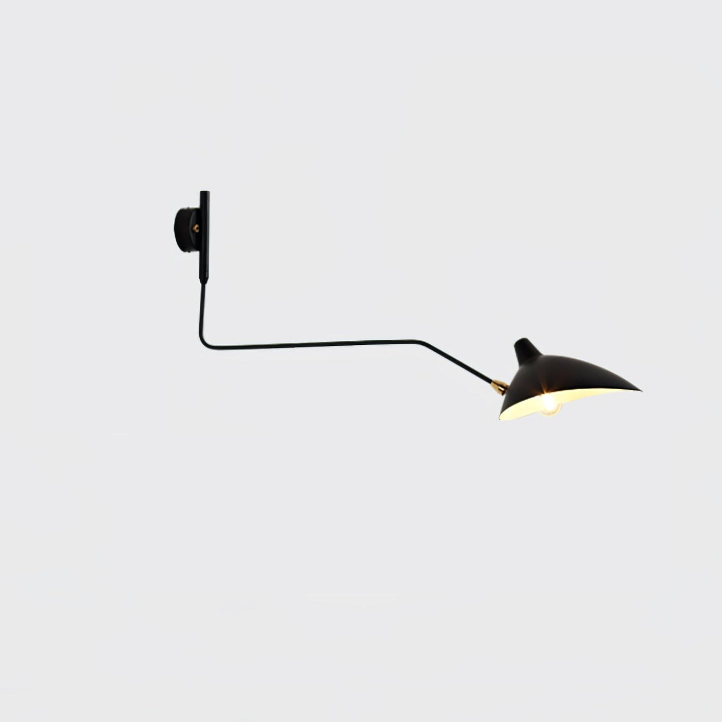 Serge Mouille Inspired Wall Lamp | Adjustable Arm Wall Light | E26/E27 Modern Sculptural Lighting | Indoor Designer Fixture