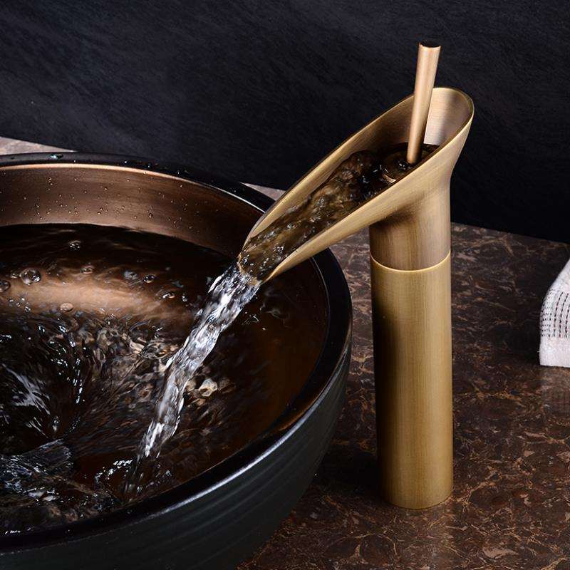 Faucet for Kitchen & Bathroom | Waterfall Sink Faucet | Antique Sink Faucet | Armaturix