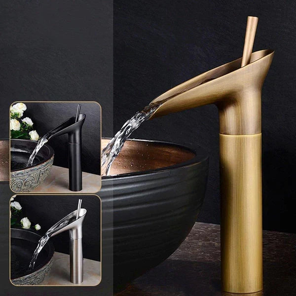 Faucet for Kitchen & Bathroom | Waterfall Sink Faucet | Antique Sink Faucet | Armaturix