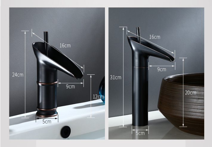 Faucet for Kitchen & Bathroom | Waterfall Sink Faucet | Antique Sink Faucet | Armaturix