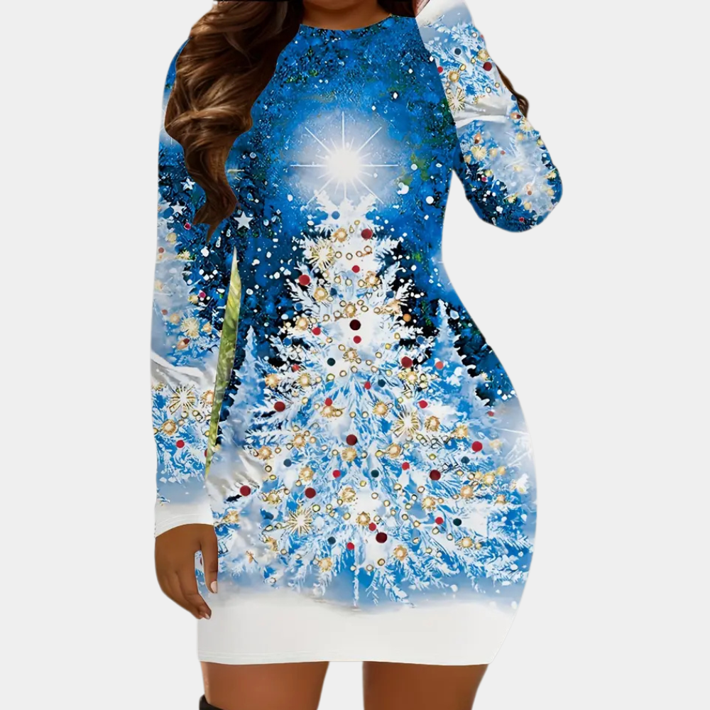 RUTE - Stylish Women's Christmas Dress