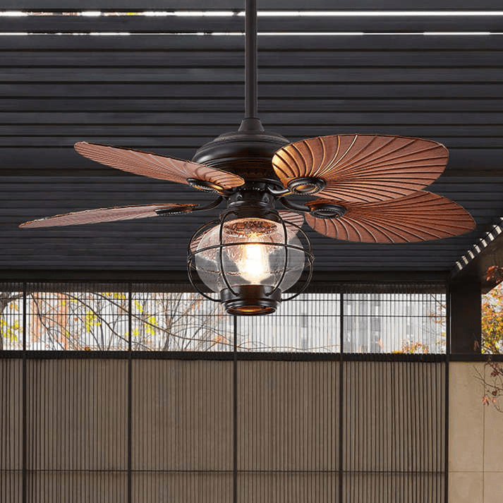Black Vintage Creative Ceiling Fans