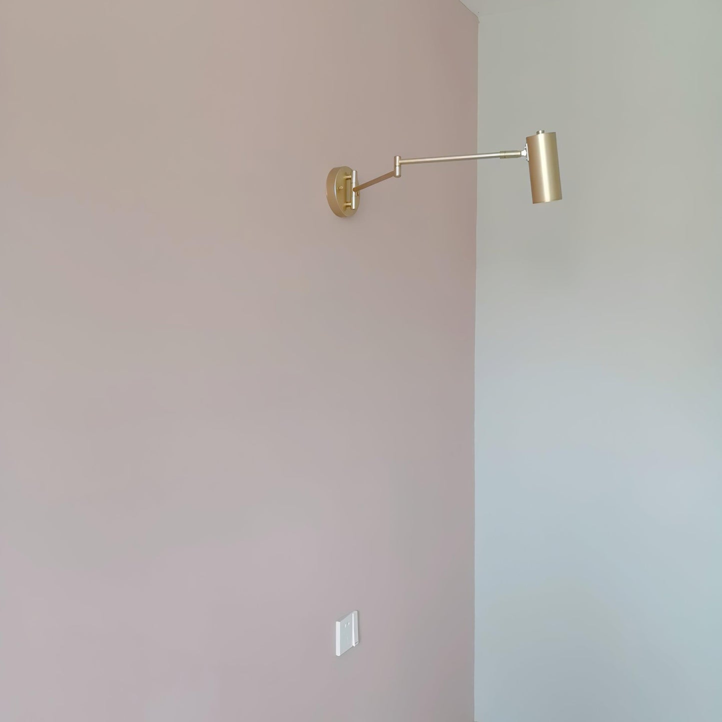 Swing Arm Wall Lamp Adjustable LED Wall Light | Rotating Modern Sconce | Metal & Acrylic | 3000K–6000K Indoor Lighting